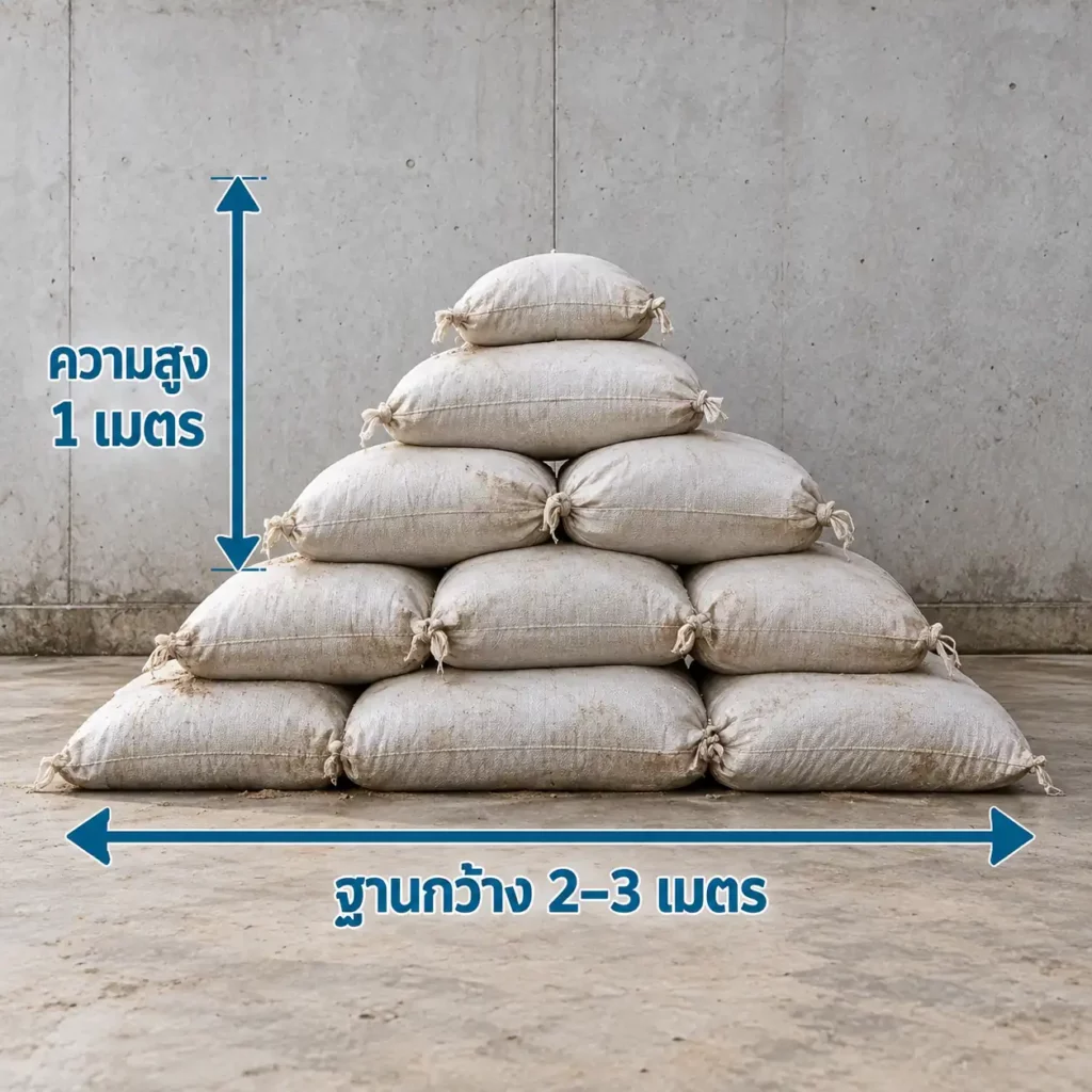 sandbag_barrier_dimensions_infographic