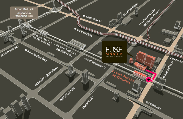 แผนที่ Fuse Mobius รามคำแหง แผนที่ Fuse Mobius รามคำแหง