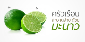 ดูแลครัวเรือนให้สะอาดง่ายๆ ด้วย ”มะนาว”