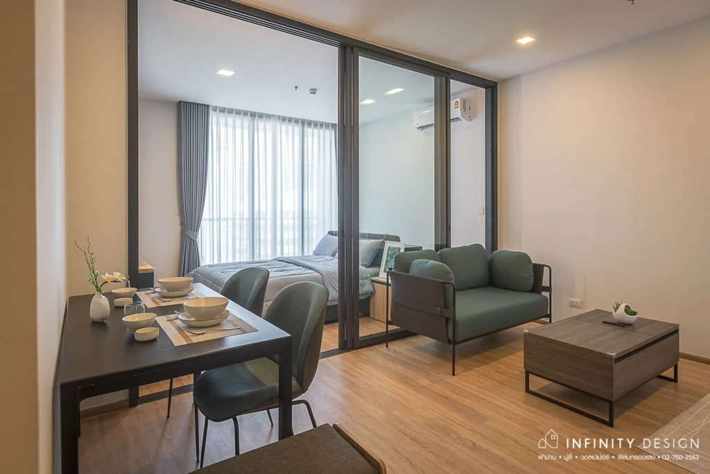 คอนโดสไตล์ Modern @ XT พญาไท | Infinity Design คอนโดสไตล์ Modern @ XT พญาไท