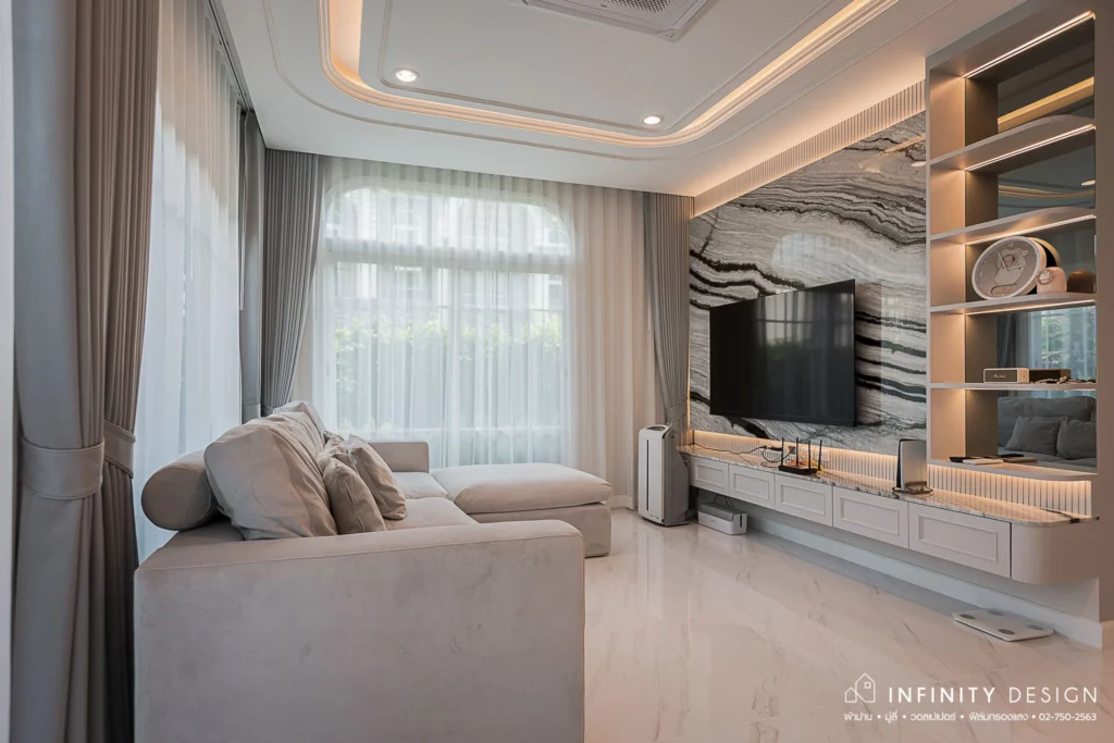 แต่งบ้านสไตล์ Modern @ Grandio สุขสวัสดิ์-พระราม 3 | Infinity Design แต่งบ้านสไตล์ Modern @ Grandio สุขสวัสดิ์-พระราม 3