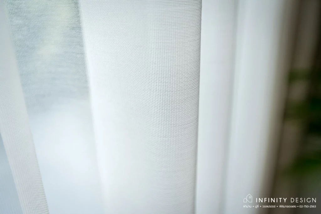 ผ้าม่านโปร่ง ESY107 จากแบรนด์ Vichitr @ มัณฑนา บางนา-วงแหวน | Infinity Design