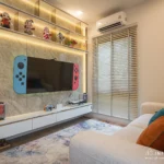 ห้องอเนกประสงค์ตกแต่งด้วยมู่ลี่ไม้ @ มัณฑนา บรมฯ-ทวีวัฒนา