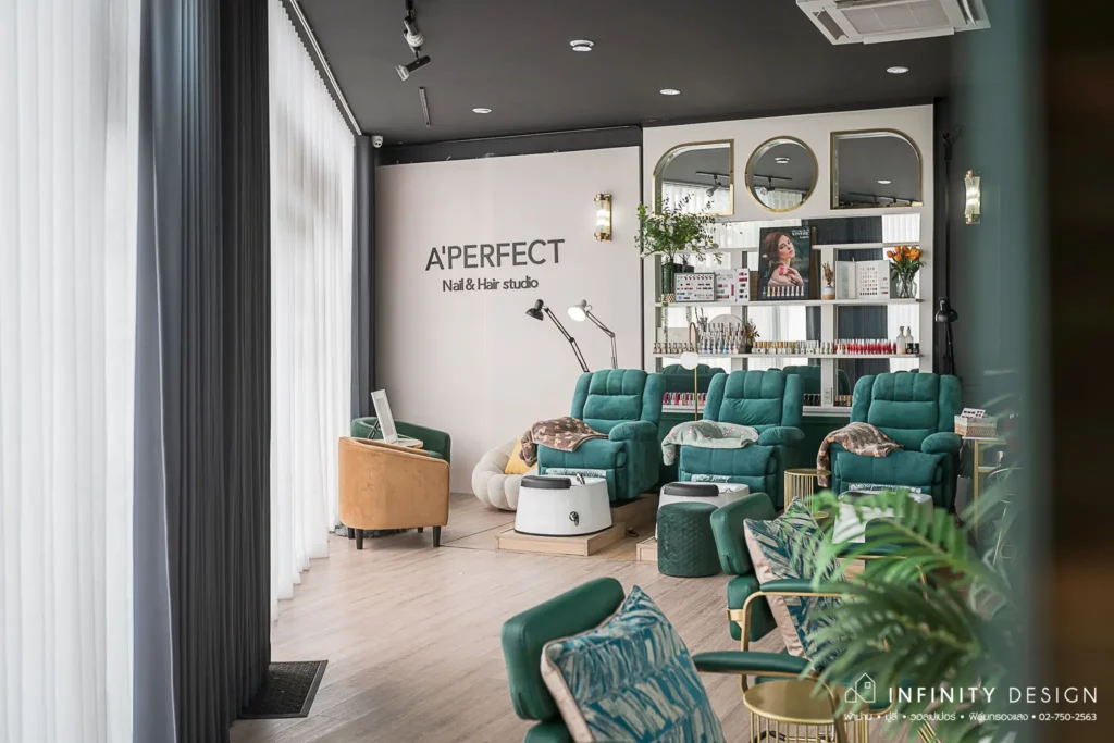 โซนทำเล็บ @ A’Perfect Nail&Hair Studio | Infinity Design
