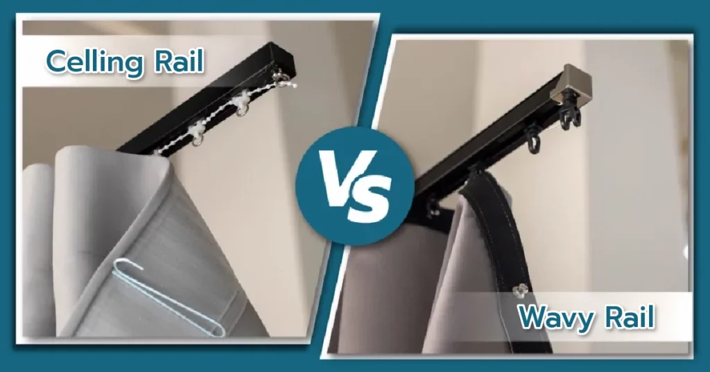 Types of Wave Curtain Rails​