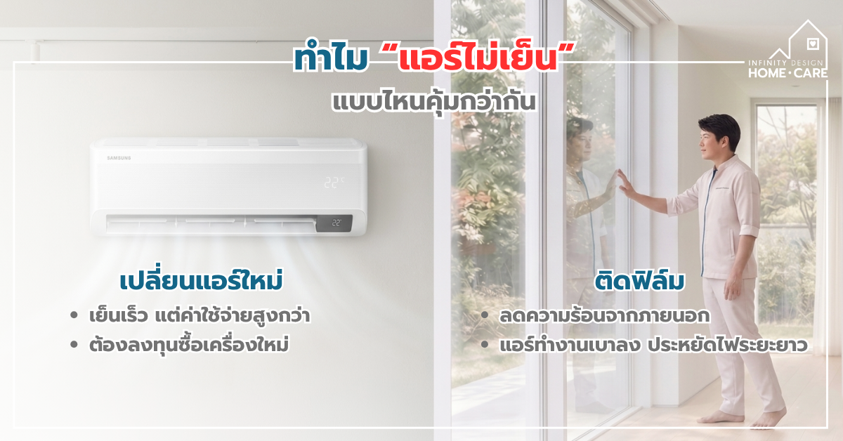 ทำไม “แอร์ไม่เย็น” แบบไหนคุ้มกว่ากัน (1)